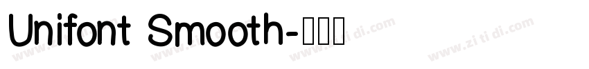Unifont Smooth字体转换